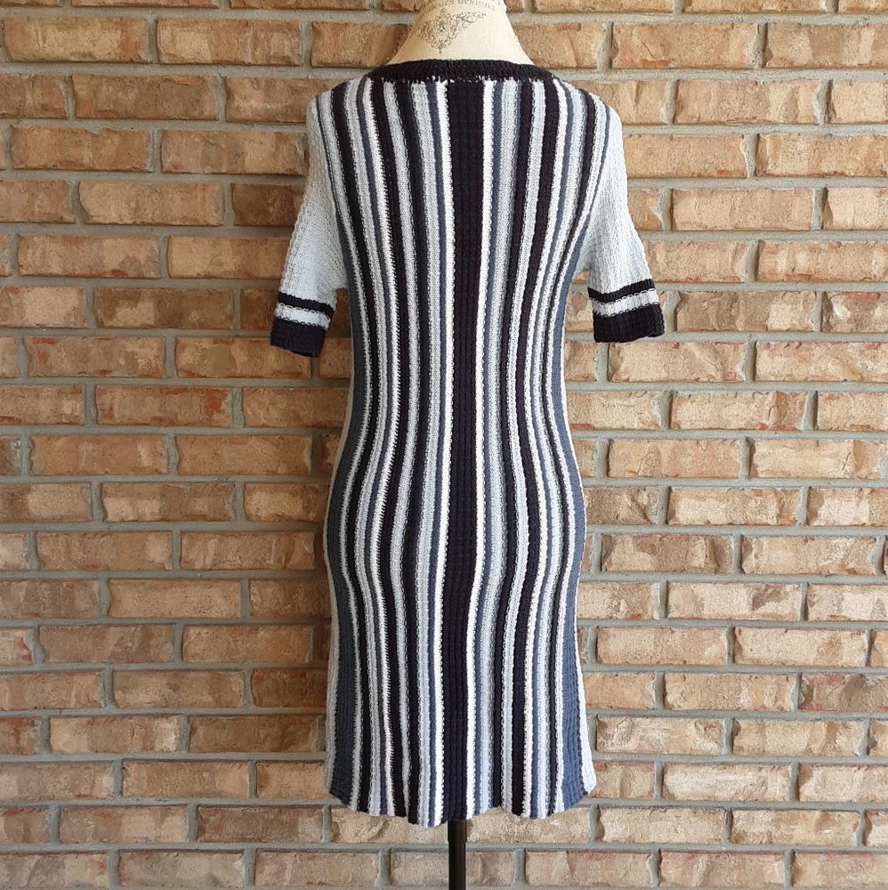 Free People Crochet Cotton Short Sleeve Boho Dress.